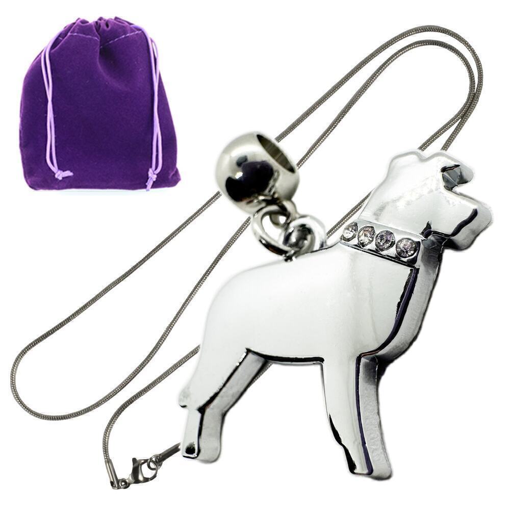 Australian Shepard Necklace - Stainless Steel Chain